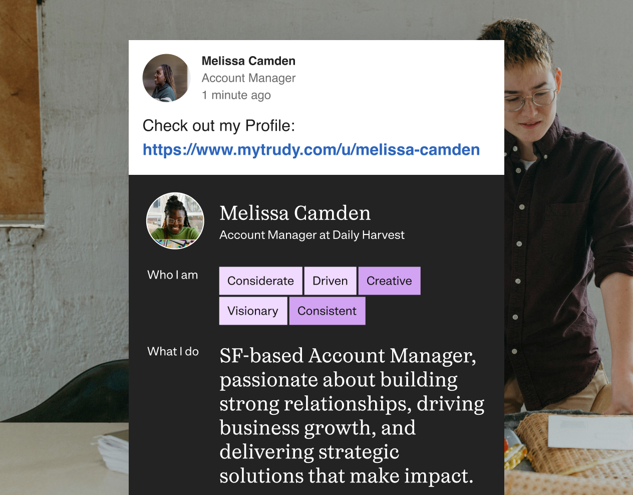 share profile